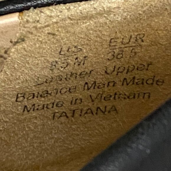 Sam Edelman Tatiana Leather Pump in Black Size 8.5 - Picture 8 of 8